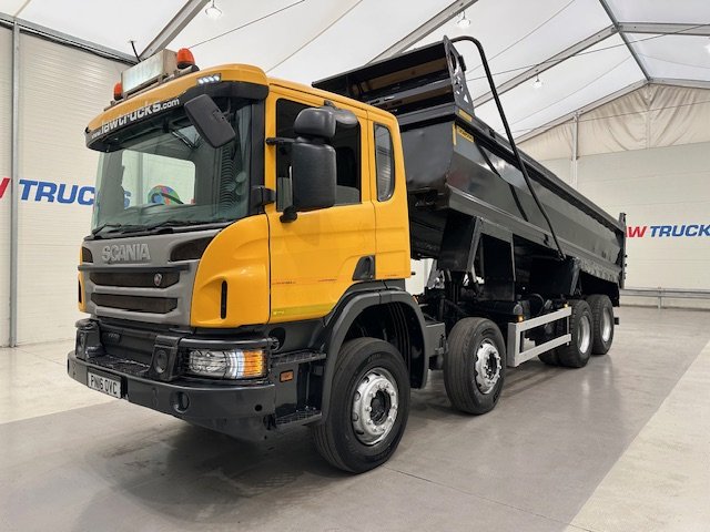 SCANIA 🇬🇧P410 8x4 Day Cab Steel Tipper Manual (UK)